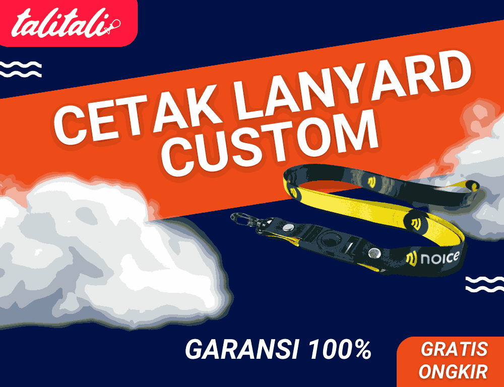 Jual Tali Co Card Custom Desain Bebas & Cepat!