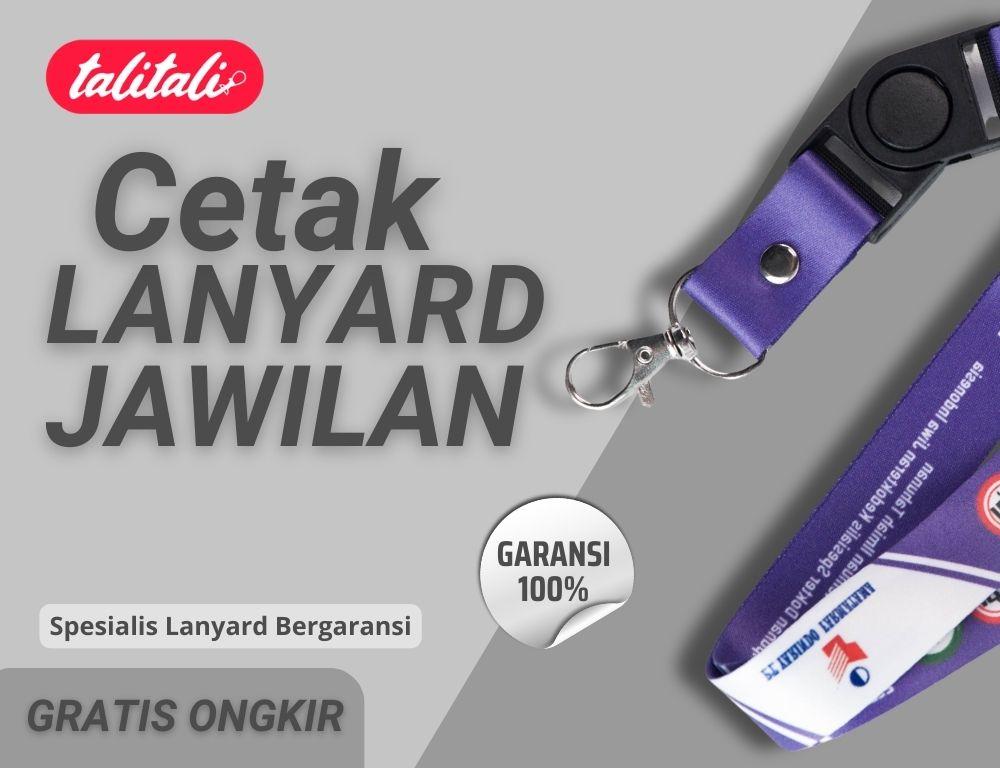 Jasa Cetak Lanyard Jawilan Print Murah