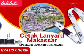 Cetak Tali ID Card Makassar Bahan Tersertifikasi OEKO TEX