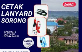 Jasa Cetak Lanyard Sorong Print Cepat