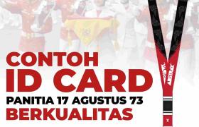 Contoh Id Card Panitia 17 Agustus