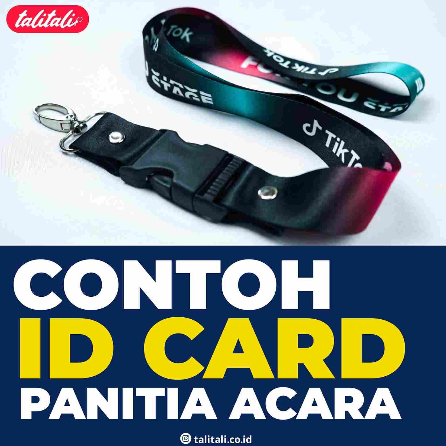 Contoh Id Card Panitia Acara