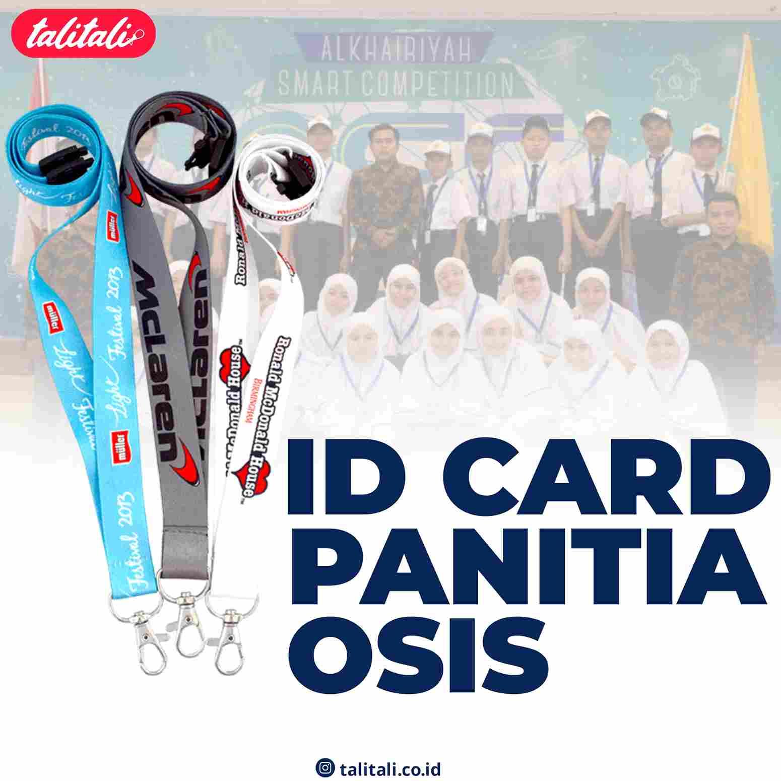 Cetak dan Jual Id Card Panitia OSIS Terbaru