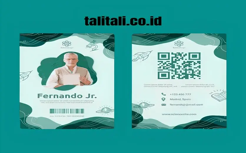 Contoh Desain Id Card Panitia Versi Lengkap