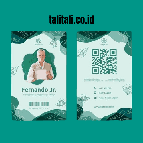 Contoh Desain Id Card Panitia Versi Lengkap