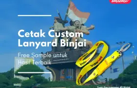 Vendor Cetak Custom Lanyard ID Card di Binjai Free Sample