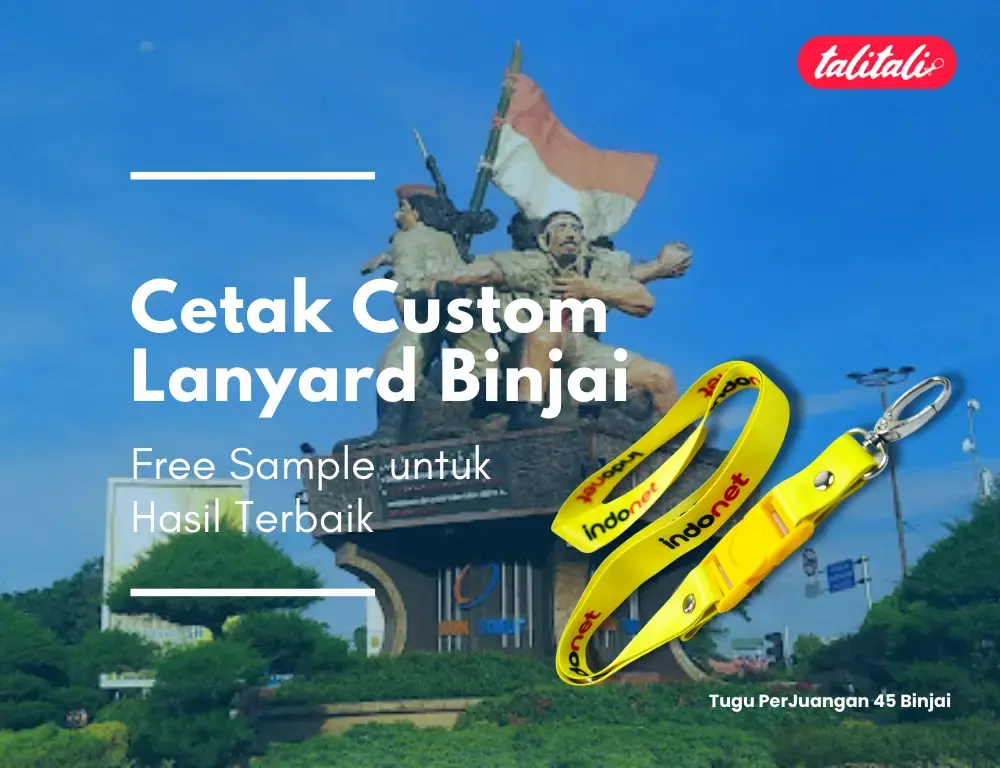 Vendor Cetak Custom Lanyard ID Card di Binjai Free Sample