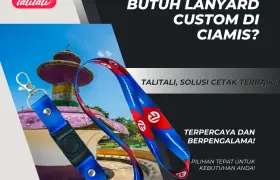 Butuh Vendor Cetak Lanyard Custom di Ciamis? Talitali Solusinya!