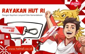 Rayakan HUT RI dengan Keychain Lanyard Edisi Kemerdekaan yang Keren Abis
